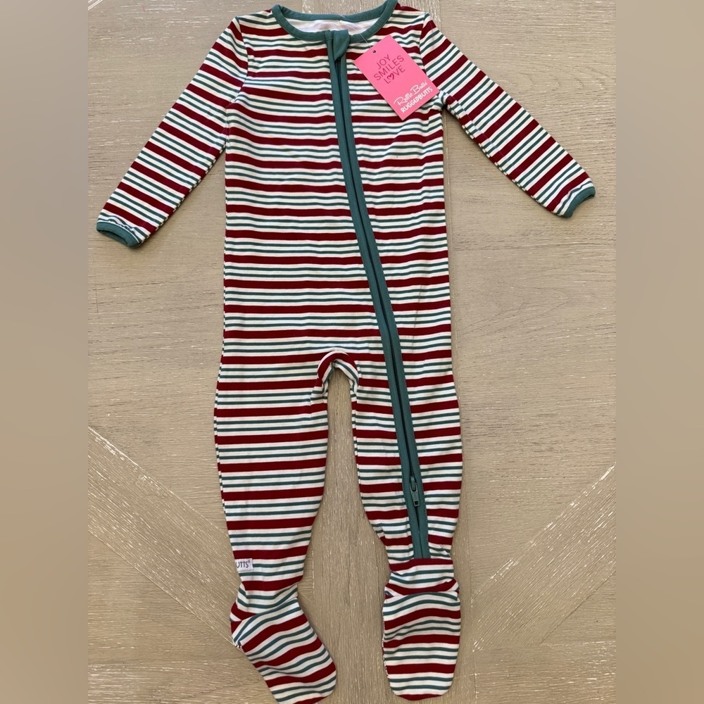 Striped Kids Footie Pajamas by Rugged Butts